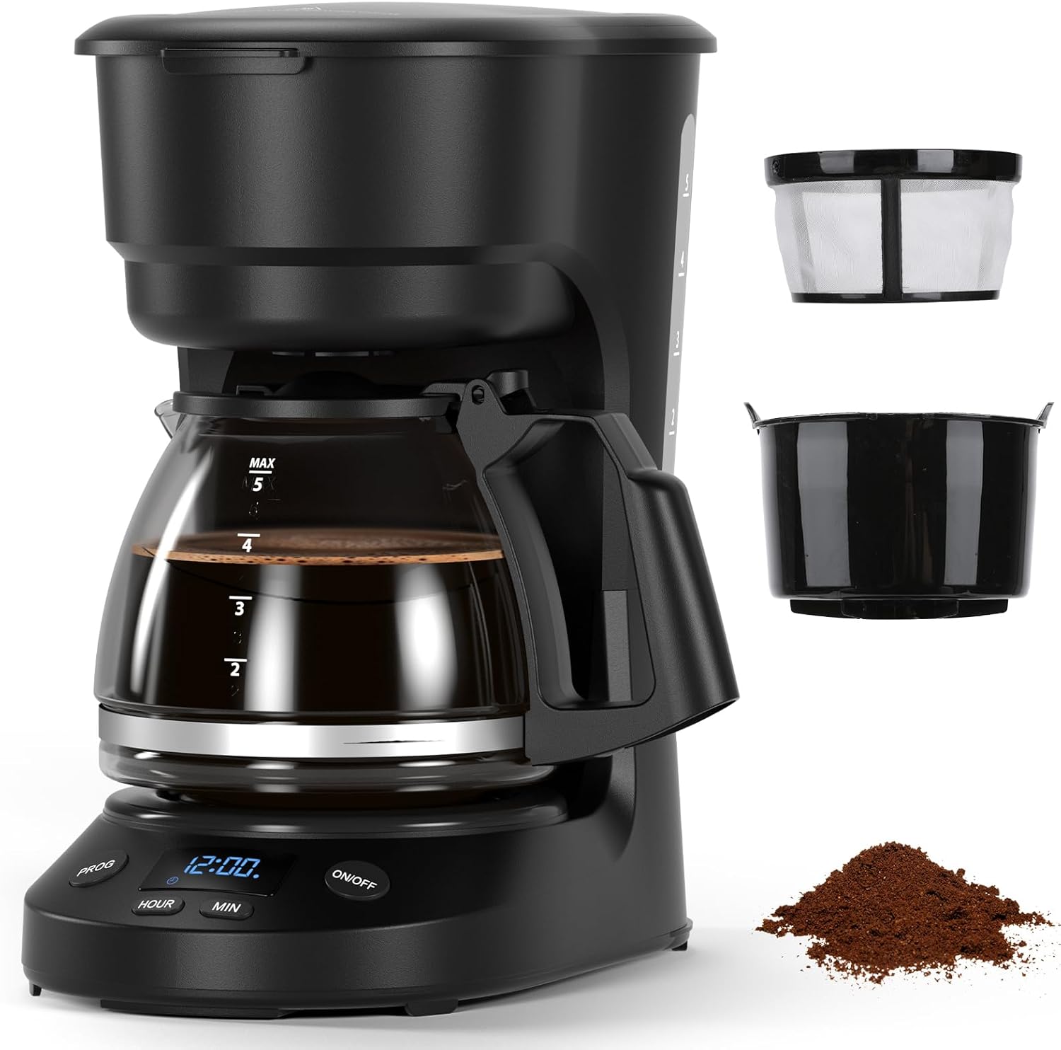 5-Cup Drip Coffee Maker