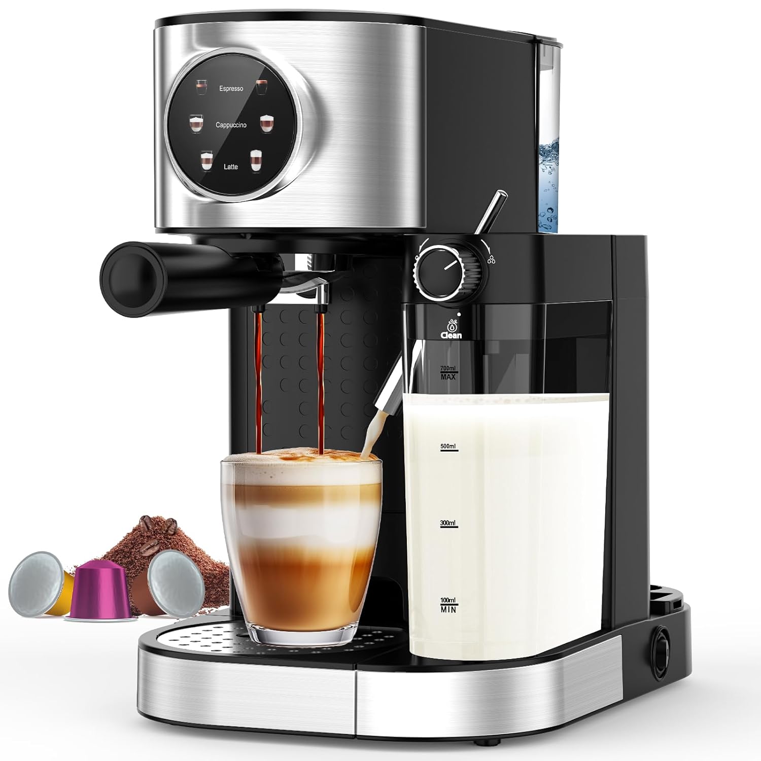 Compact Espresso Machine 20 Bar